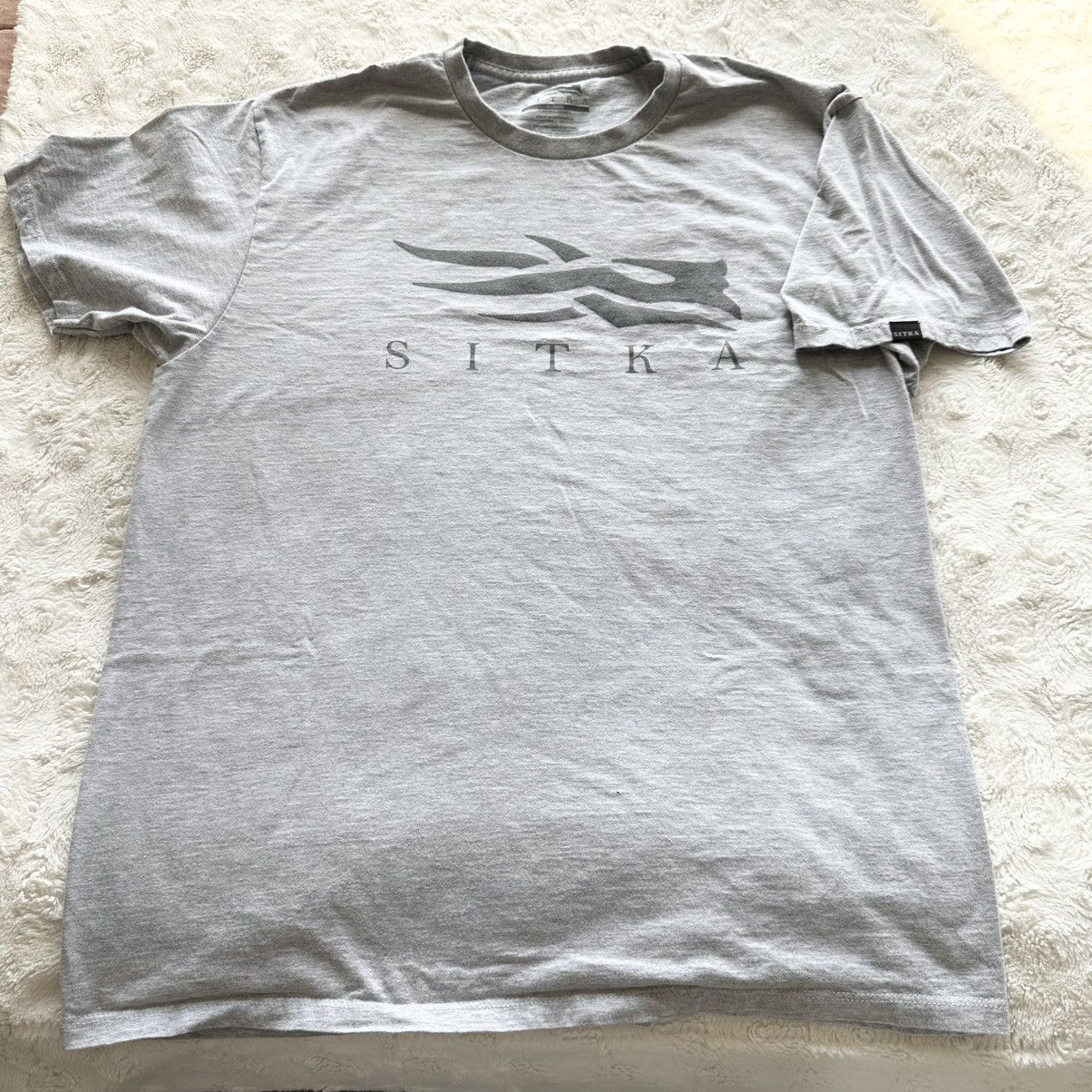 Other Sitka Shirt Tee Mens XL Gray Logo Organic Cotton Hunting Size US XL / EU 56 / 4 - 2 Thumbnail