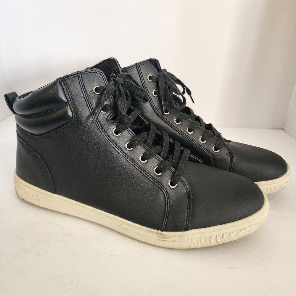 Sneakerboy Goodfellow & Co Men's Black High-Top Lace-Up Sneaker Size US 12 / EU 45 - 6 Thumbnail