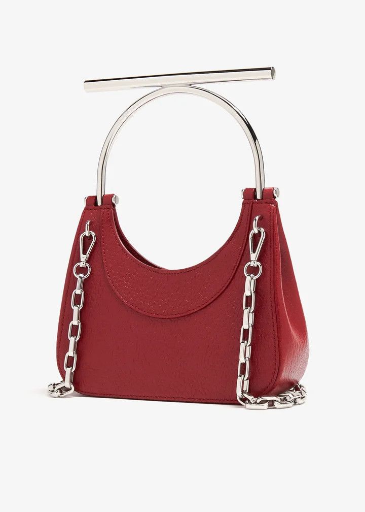 Alexander McQueen o1w1db10925 Size: OS/Mini T-Bar Bag in Red Size ONE SIZE - 2 Thumbnail