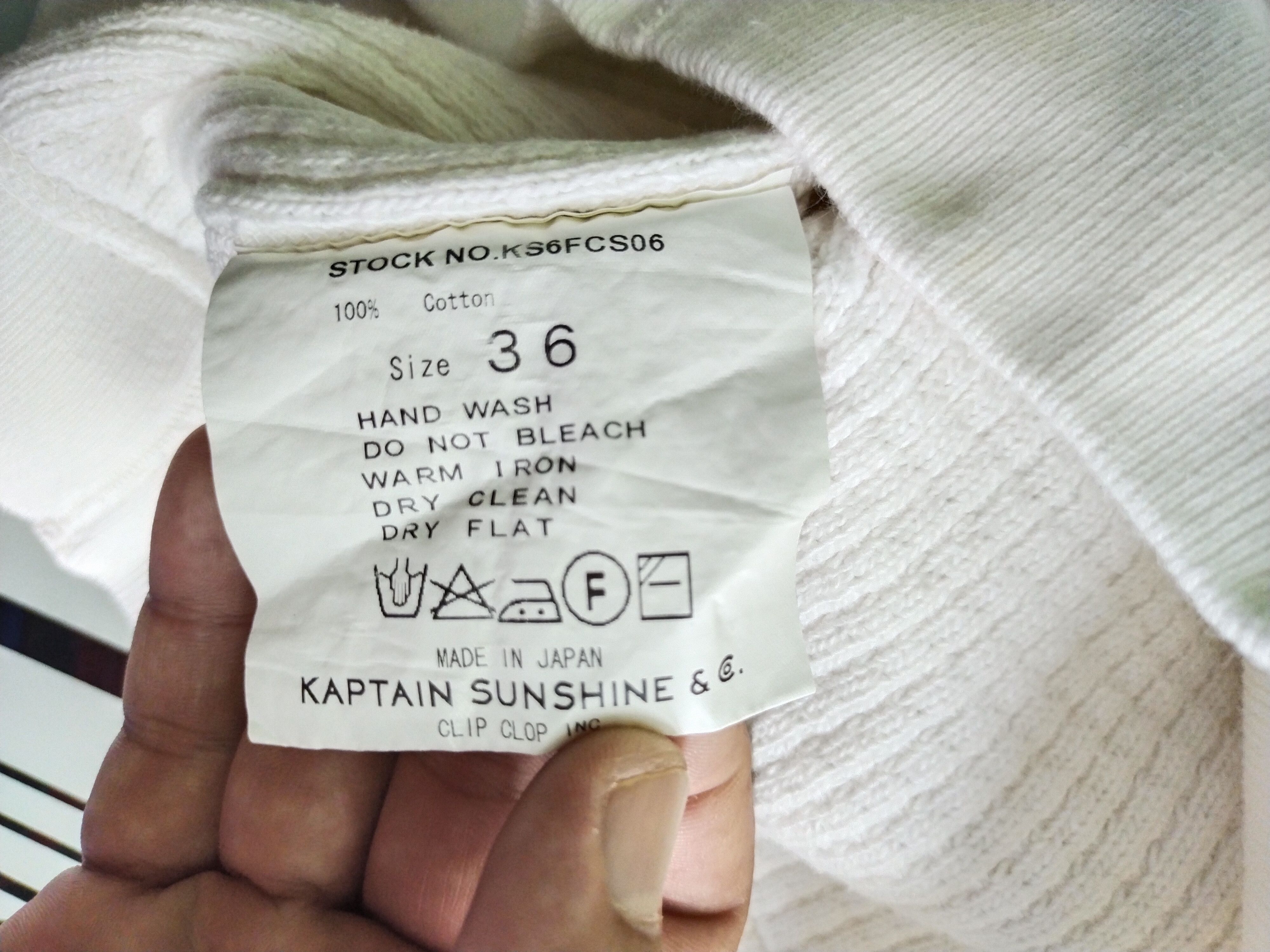 Japanese Brand × Kaptain Sunshine Vintage Kaptain Sunshine Plain Sweatshirt Japanese Brand Size US M / EU 48-50 / 2 - 8 Thumbnail