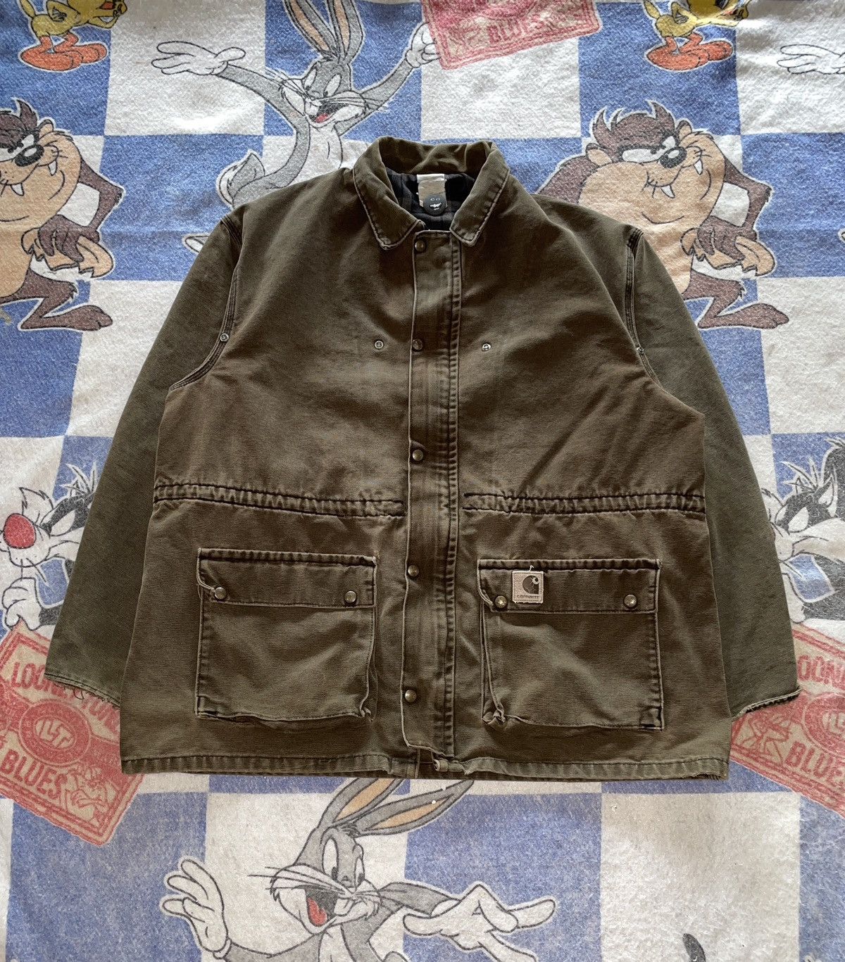 Carhartt Vintage carhartt duster jacket Size US XL / EU 56 / 4 - 1 Thumbnail