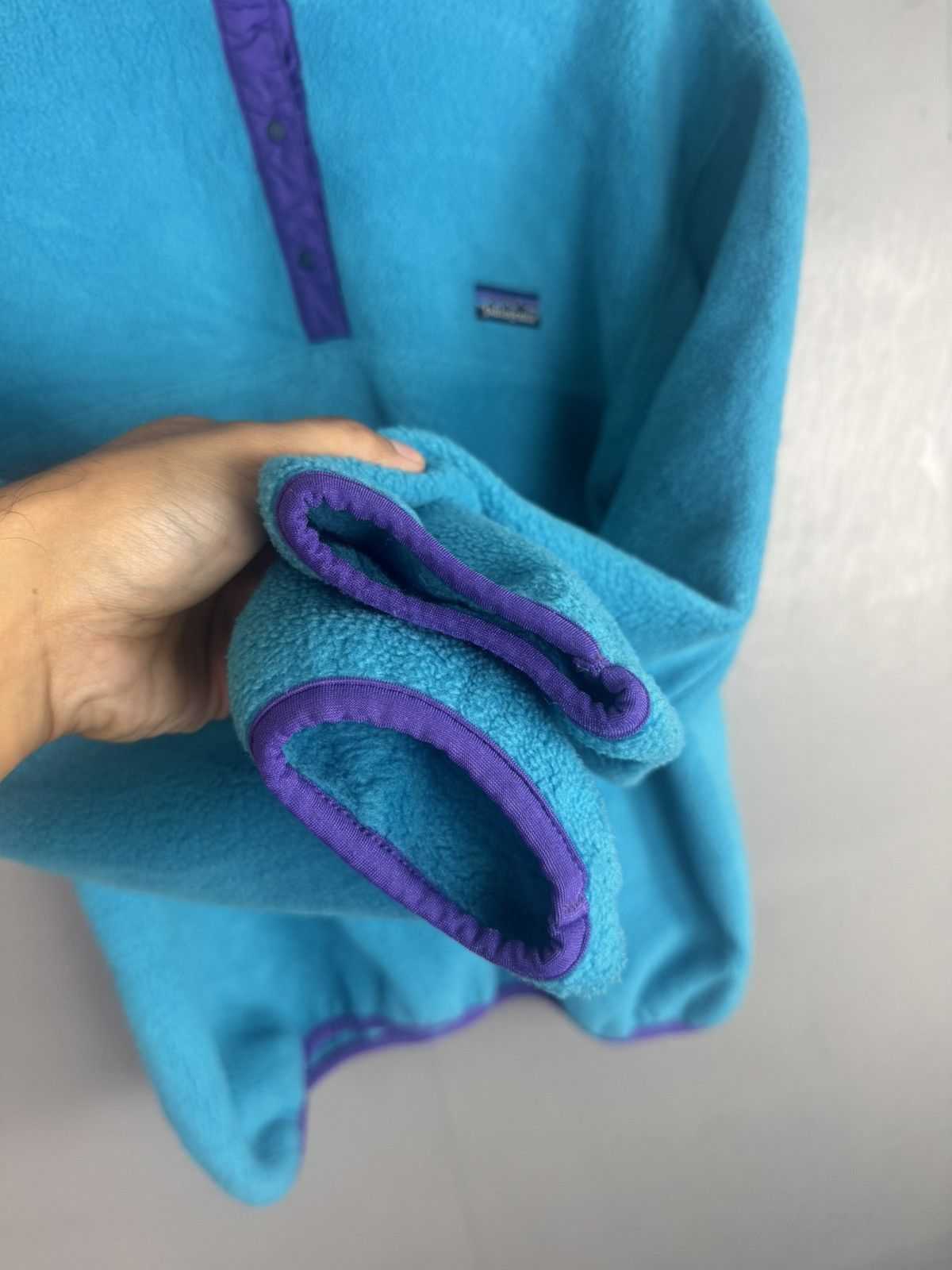 Patagonia × Vintage Vintage Patagonia Retro Snap button Fleece Size US M / EU 48-50 / 2 - 5 Thumbnail