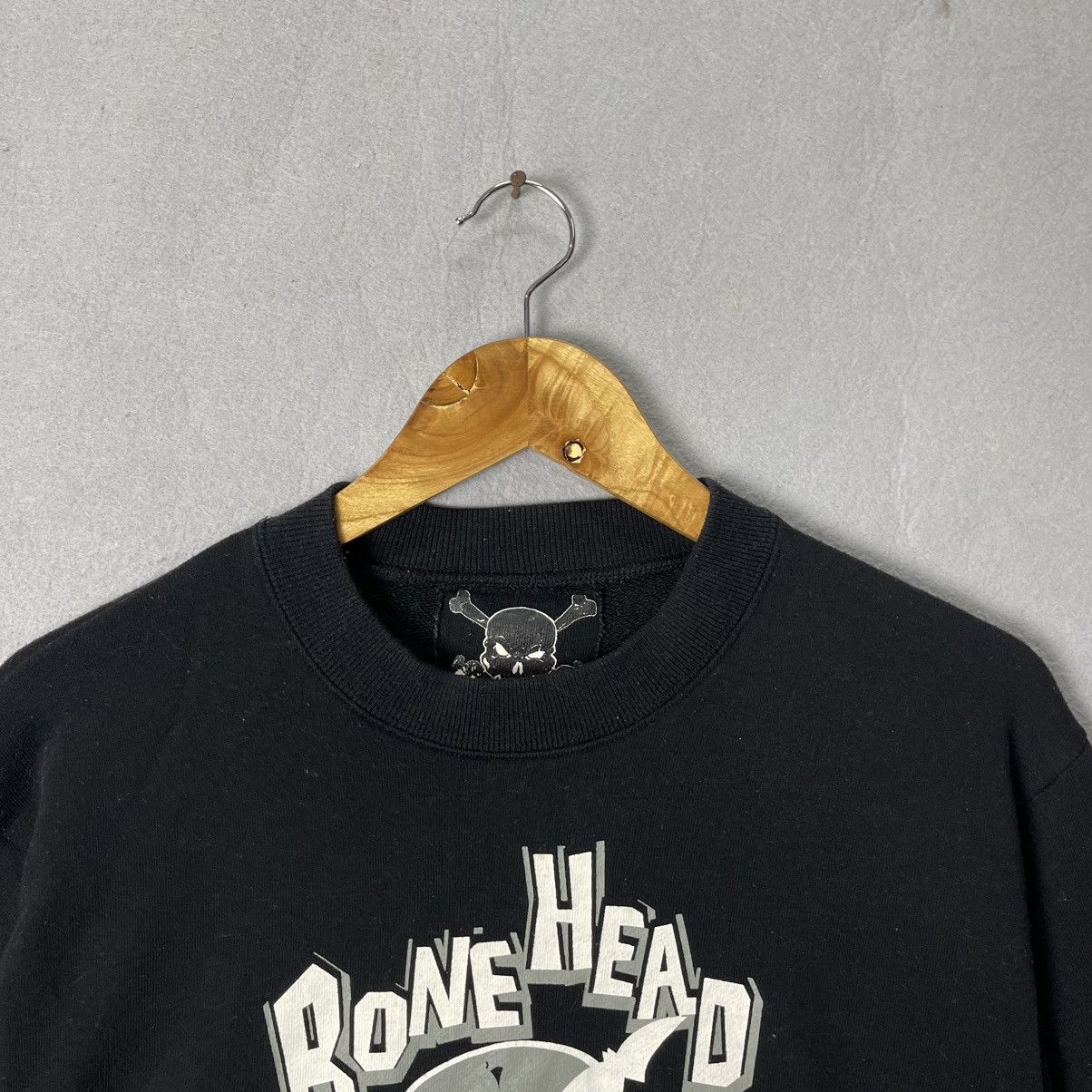 Japanese Brand Vintage Bone Head Skull Graphic Crewneck Sweatshirt Size US M / EU 48-50 / 2 - 2 Thumbnail