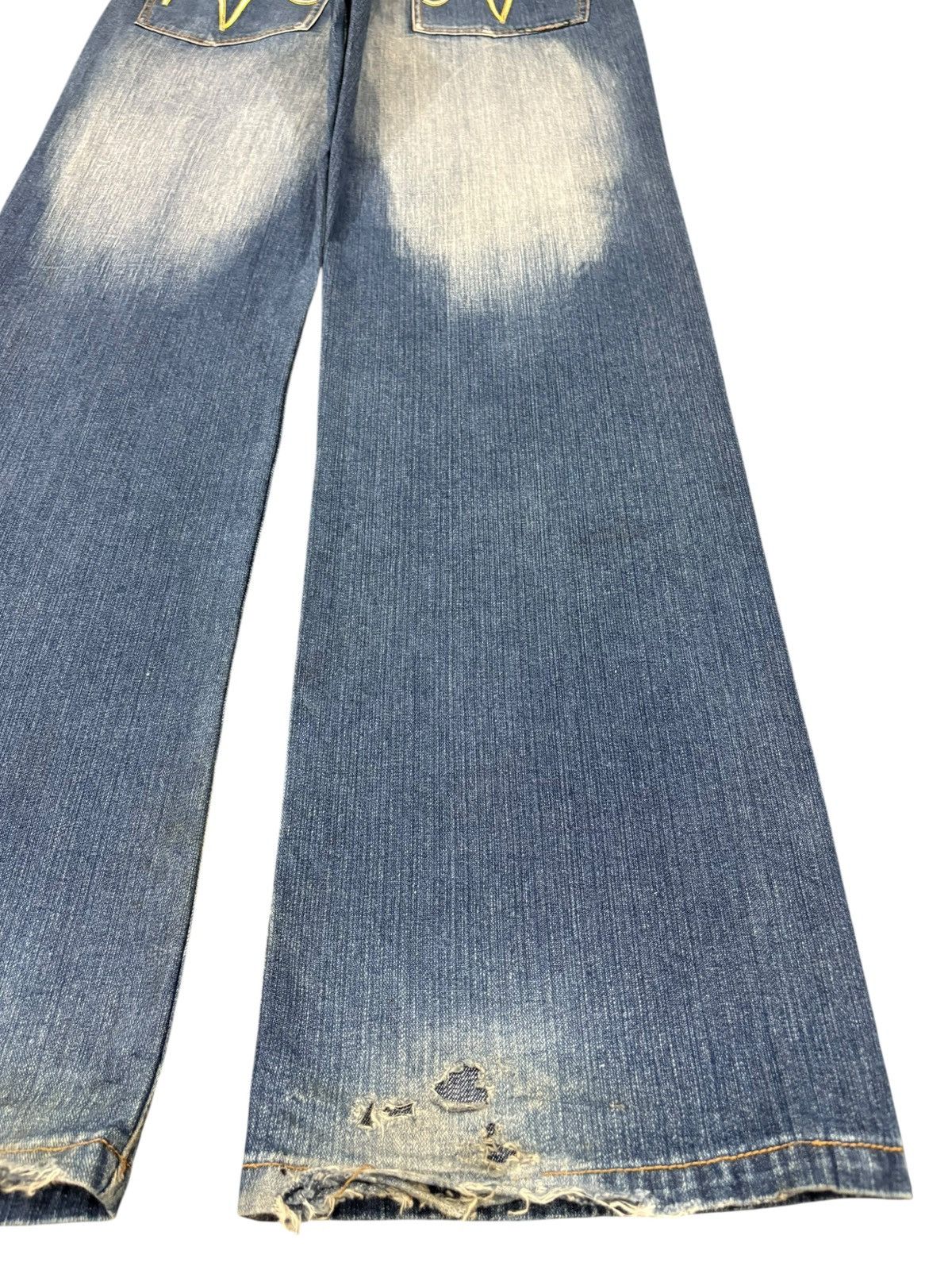 Volcom Vintage Volcom Faded Wash Baggy Skate Jeans Size US 35 - 10 Thumbnail
