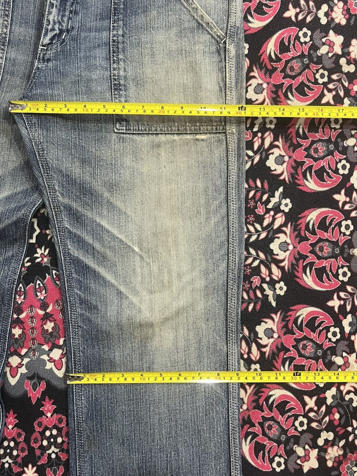 Undercover × Uniqlo Vintage Uniqlo Fatigue Distressed Regular Fit Blue Jeans Size US 34 / EU 50 - 13 Thumbnail
