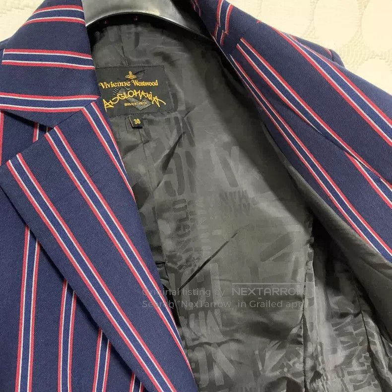 Vivienne Westwood Vivienne Westwood Band Singer Striped Punk Jacket Size XS / US 0-2 / IT 36-38 - 7 Thumbnail