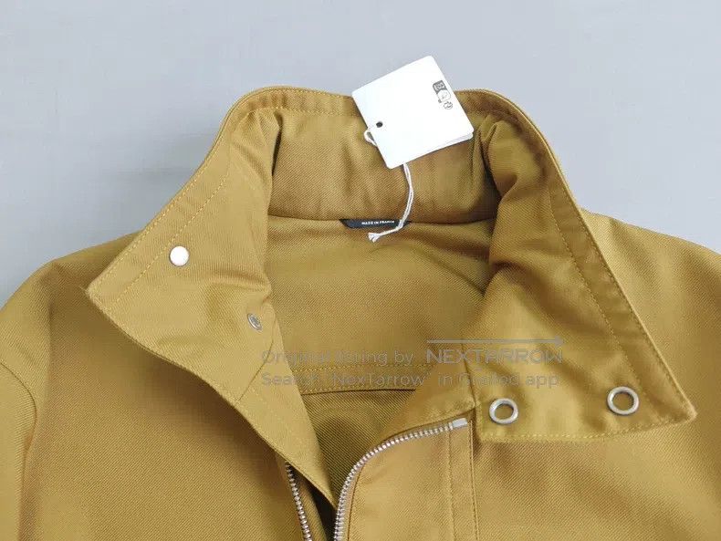 Hermes Hermes Men's stand collar jacket, ginger yellow, hidden ho Size US M / EU 48-50 / 2 - 4 Thumbnail