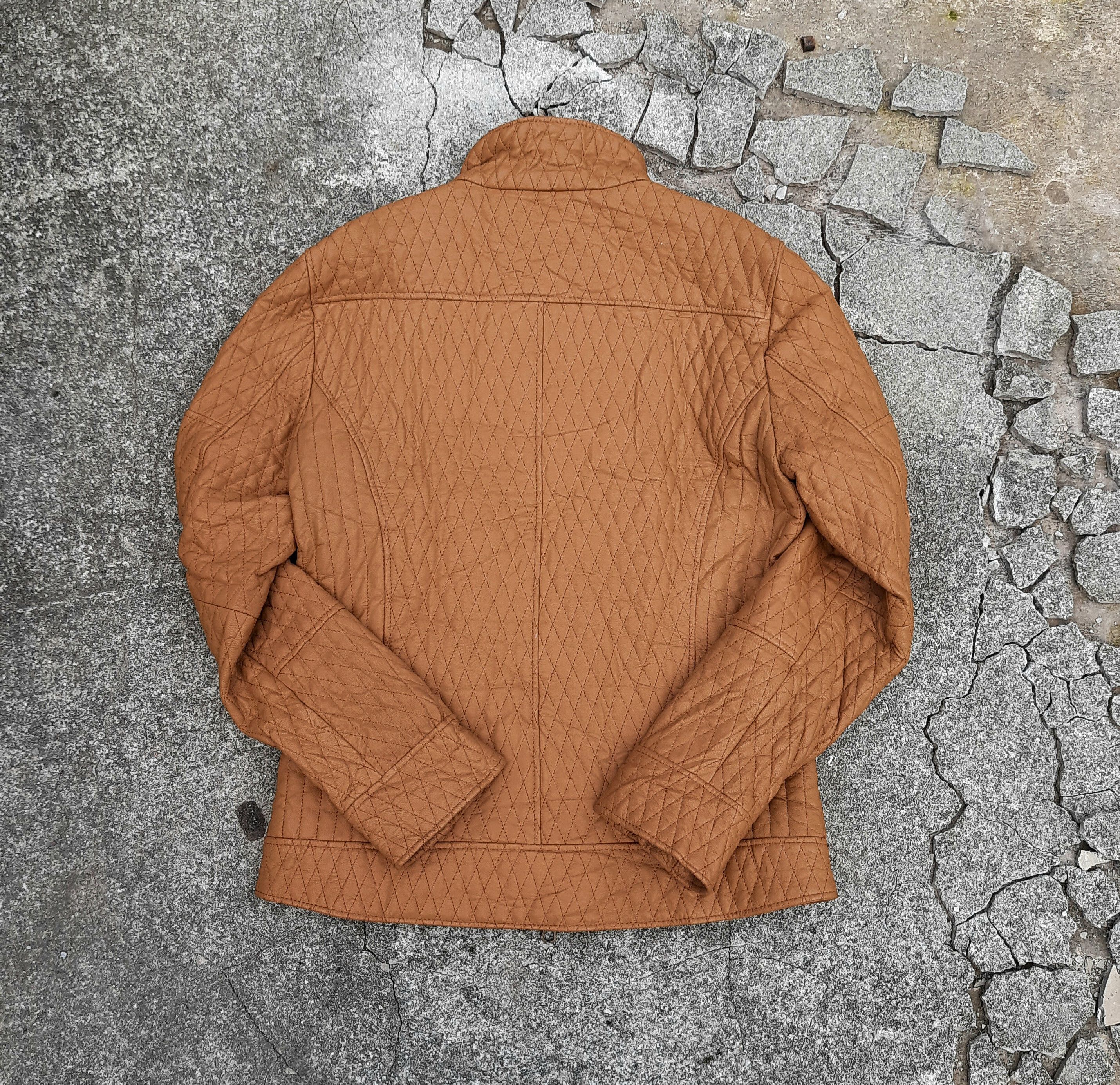 Issey Miyake TETE HOMME BY ISSEY MIYAKE Leather Jacket Size US M / EU 48-50 / 2 - 6 Thumbnail