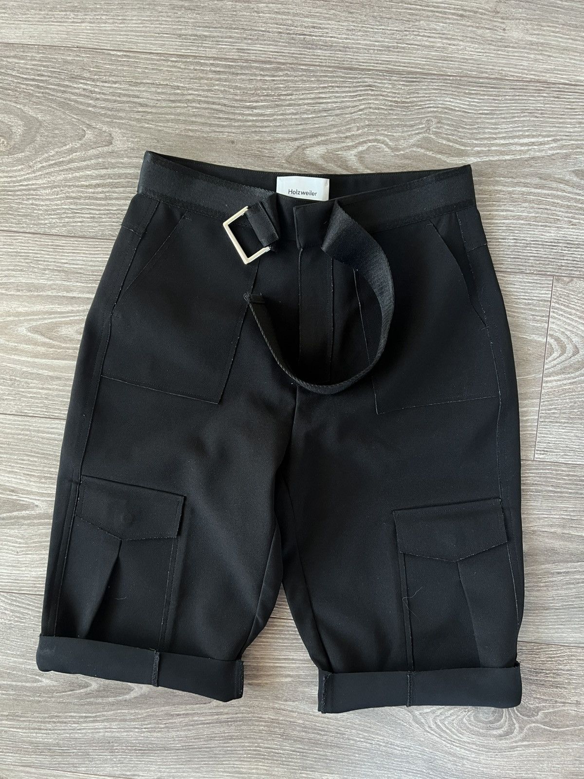 Designer × Holzweiler × Japanese Brand RRP:250€‼️Hozweiler Oter Belted Twill Designer Sweden Shorts Size 24" / US 00 / IT 34 - 4 Thumbnail