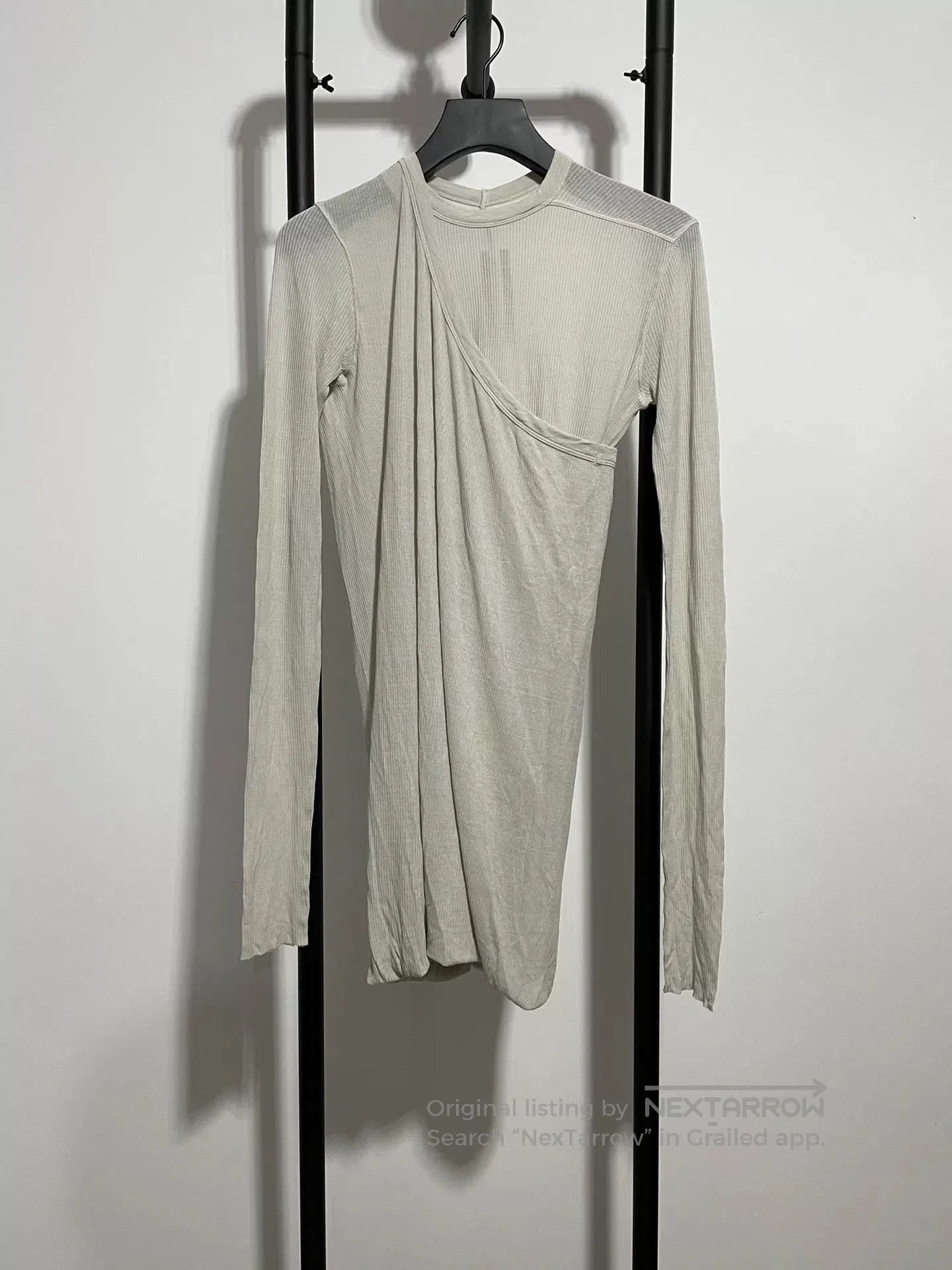 Rick Owens Rick Owens Deconstructed Long Sleeve Vest. Size US S / EU 44-46 / 1 - 1 Thumbnail