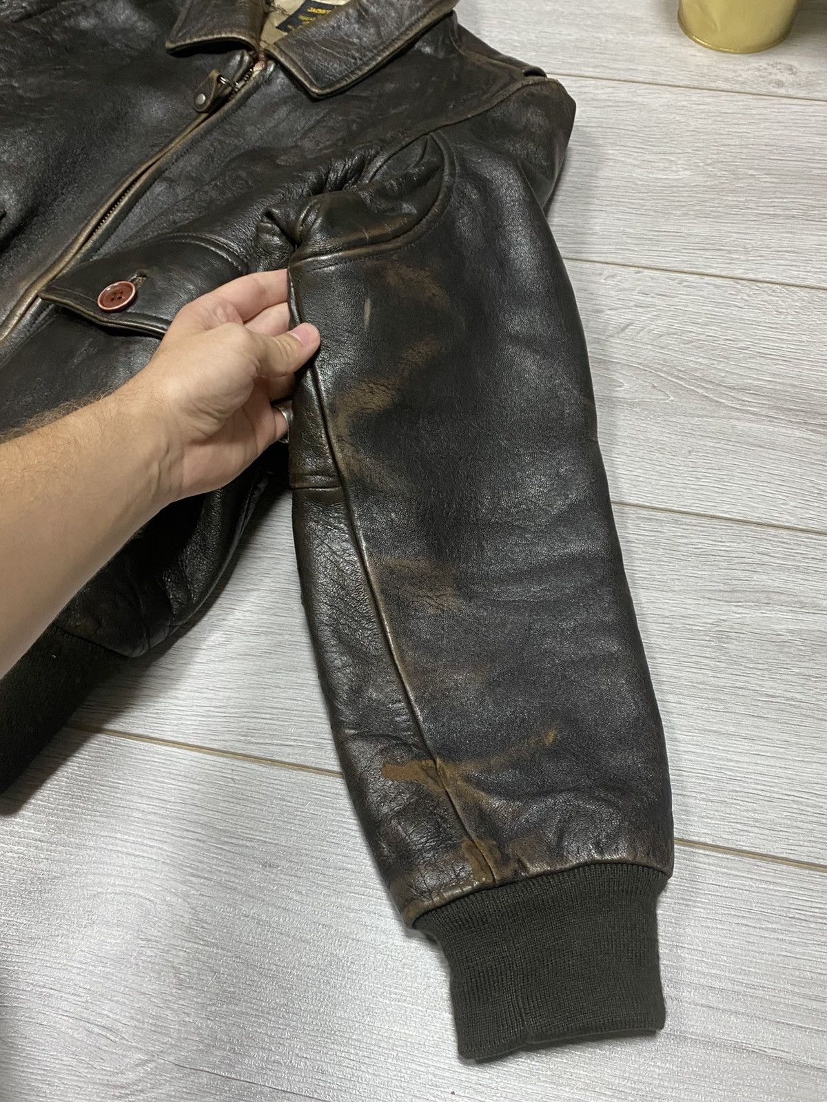 Avirex Vintage Avirex leather jacket Size US M / EU 48-50 / 2 - 10 Thumbnail