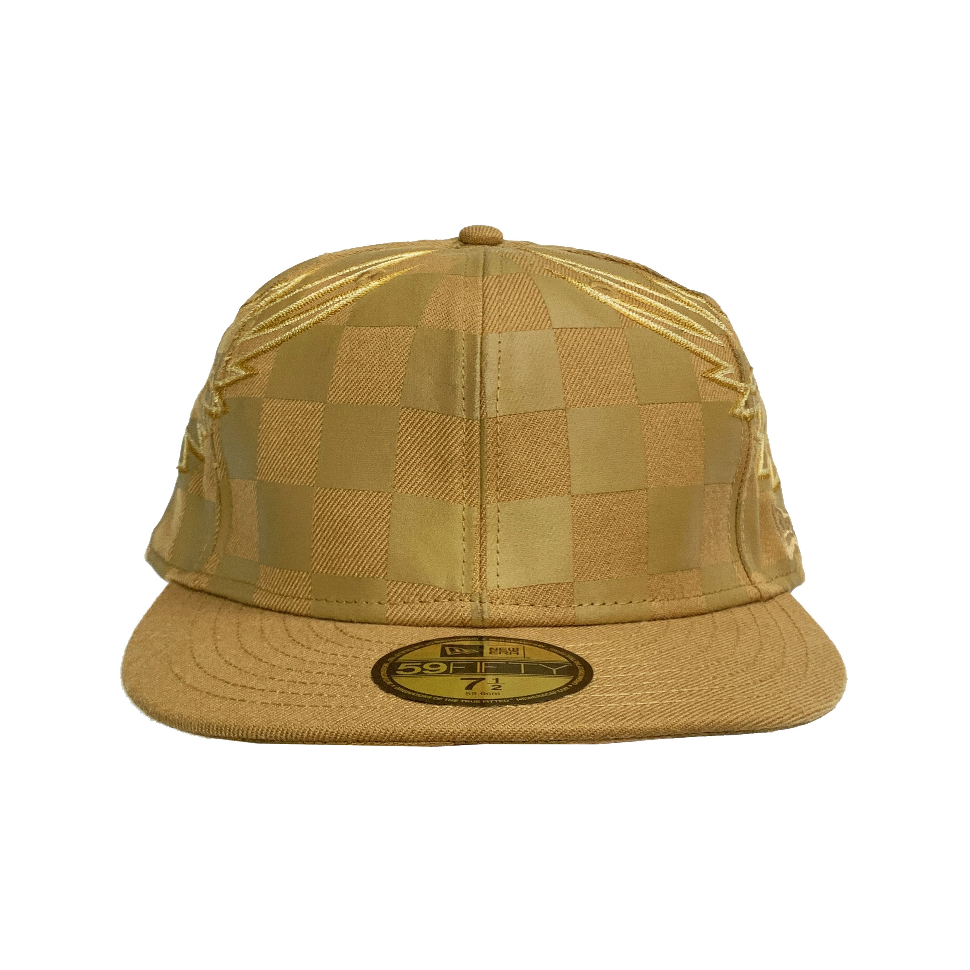 Number (N)ine 2009 Angel Wings Embroidered Fitted Hat (Khaki) Size ONE SIZE - 6 Thumbnail