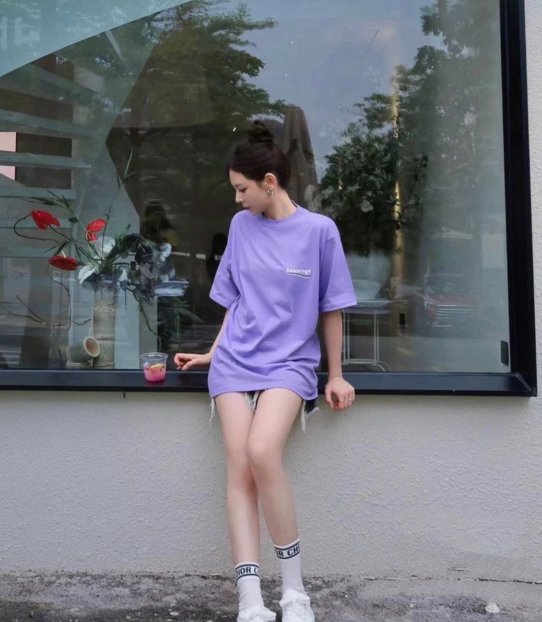 Balenciaga Balenciaga Eggplant purple embroidered wave Coca-Cola logo Size US XS / EU 42 / 0 - 9 Thumbnail