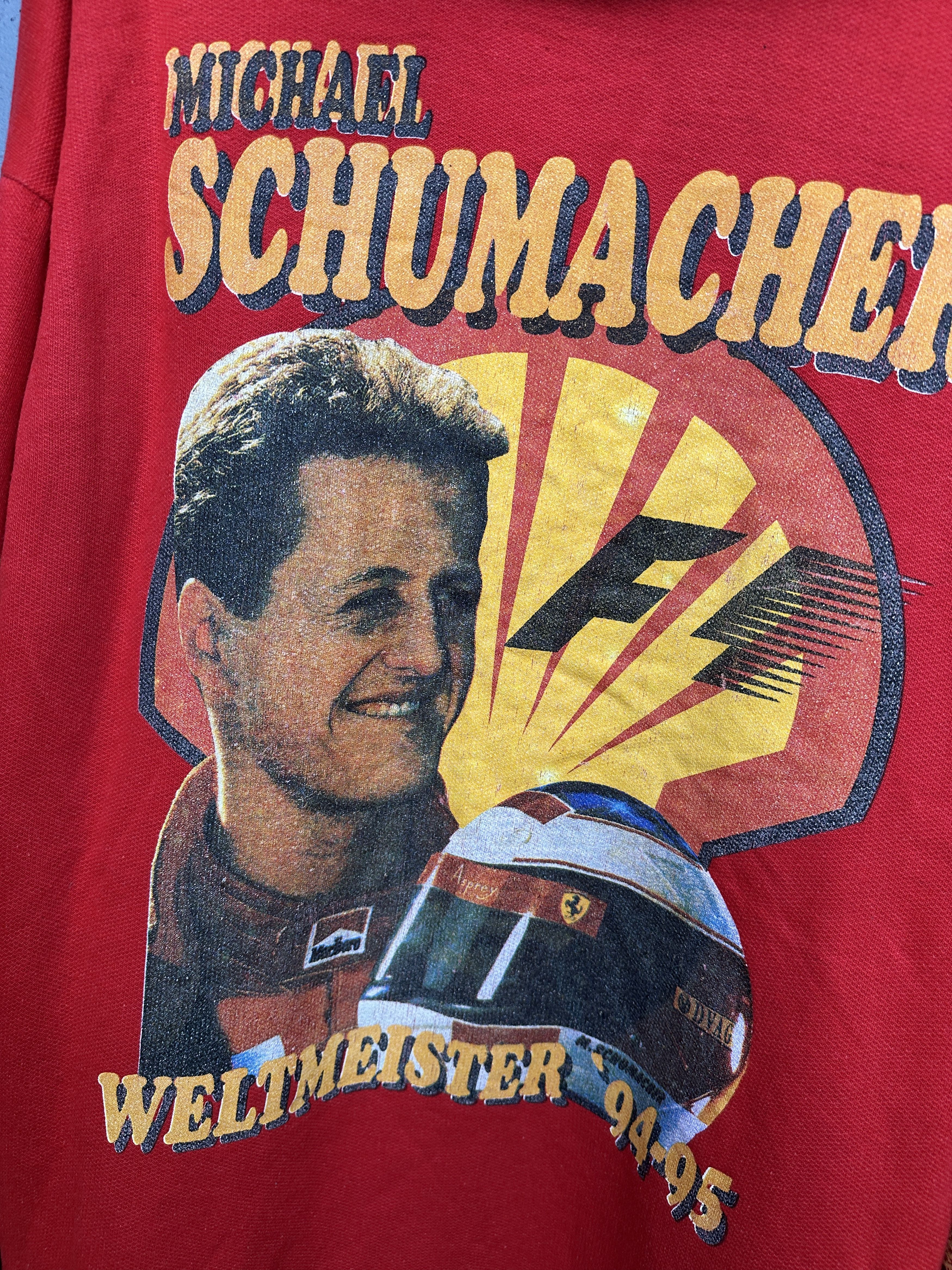 Marlboro Michael Schumacher Ferrari Marlboro 90s Vintage Mens Hoodie Size US XXL / EU 58 / 5 - 3 Thumbnail