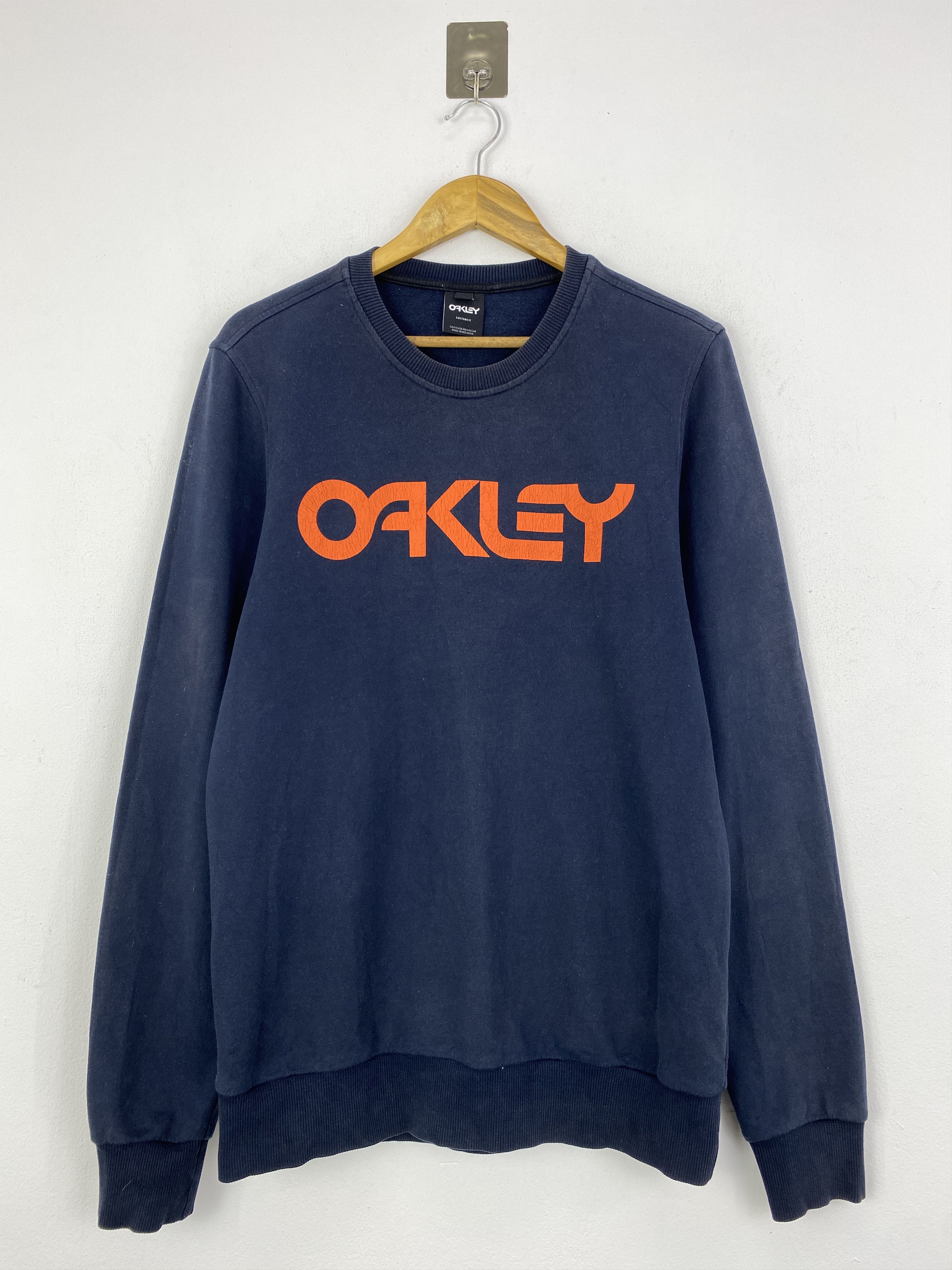Oakley Vintage Oakley Spell Out Pullover Sweatshirt SH0161 Size US M / EU 48-50 / 2 - 1 Thumbnail