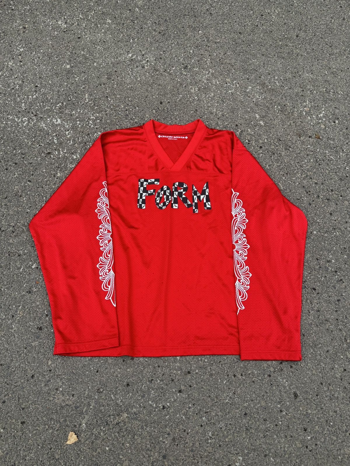Chrome Hearts Chrome Hearts "TEAM" CNY Exclusive Mesh Longsleeve Sz.XL Size US XL / EU 56 / 4 - 1 Thumbnail