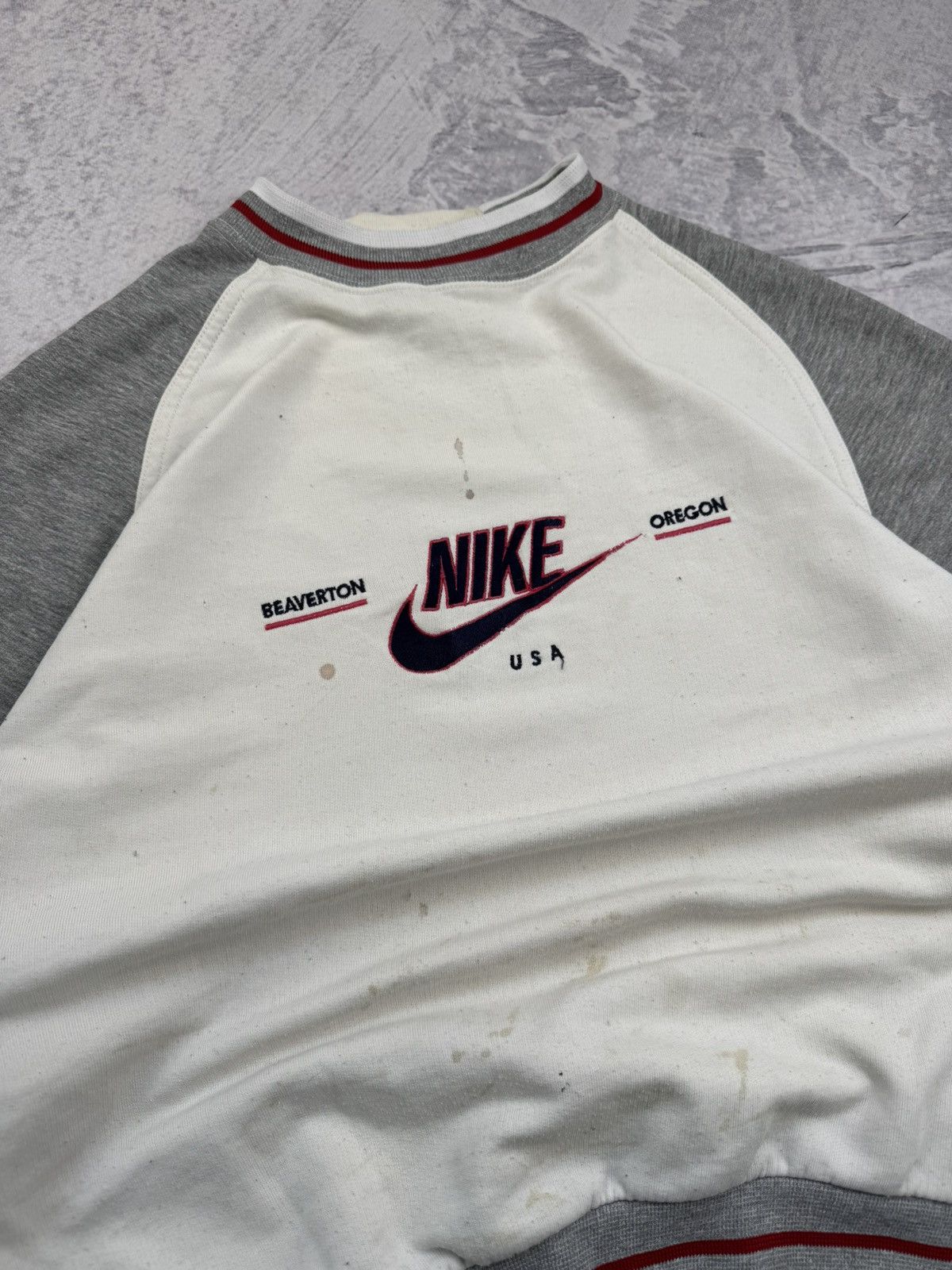Nike × Vintage NIKE VINTAGE CENTER LOGO OVERSIZE BOXY SWEATSHIRT Size US M / EU 48-50 / 2 - 3 Thumbnail