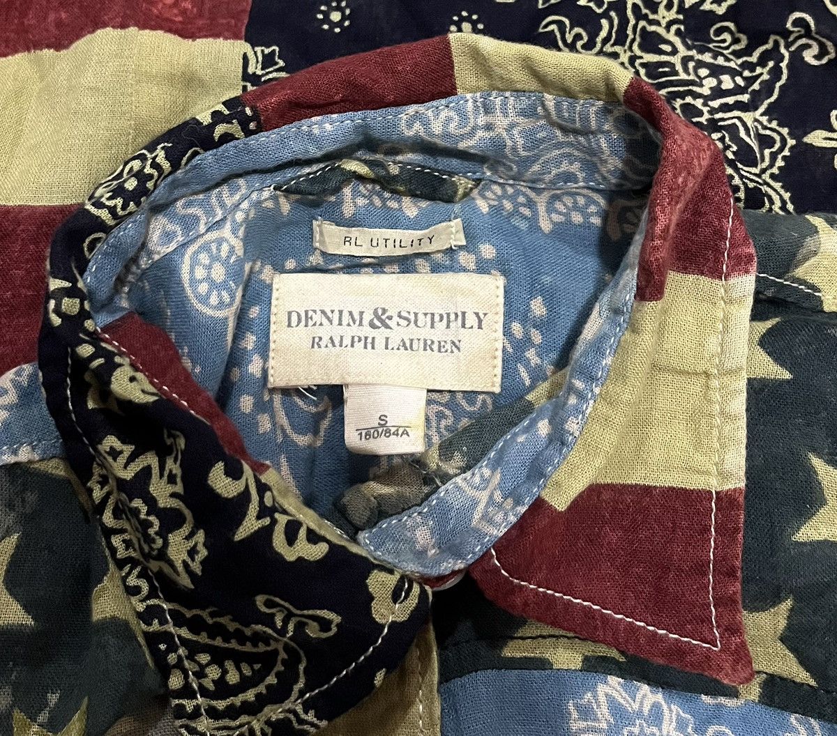 Denim supply ralph lauren rl utily western patchwork shirt