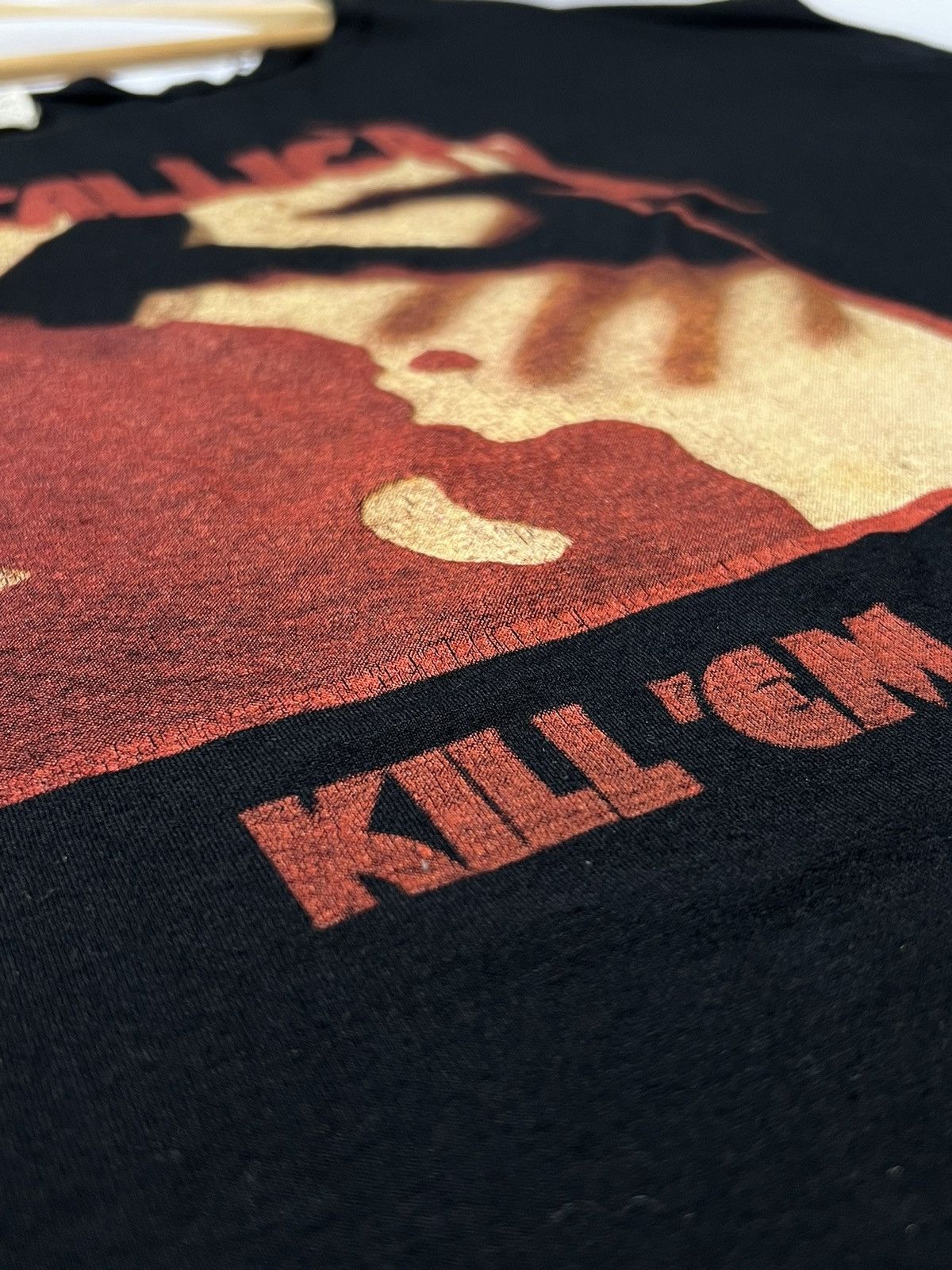 Band Tees × Metallica × Vintage Vintage Metallica Kill’Em All T-Shirt Crop Size M / US 6-8 / IT 42-44 - 5 Thumbnail