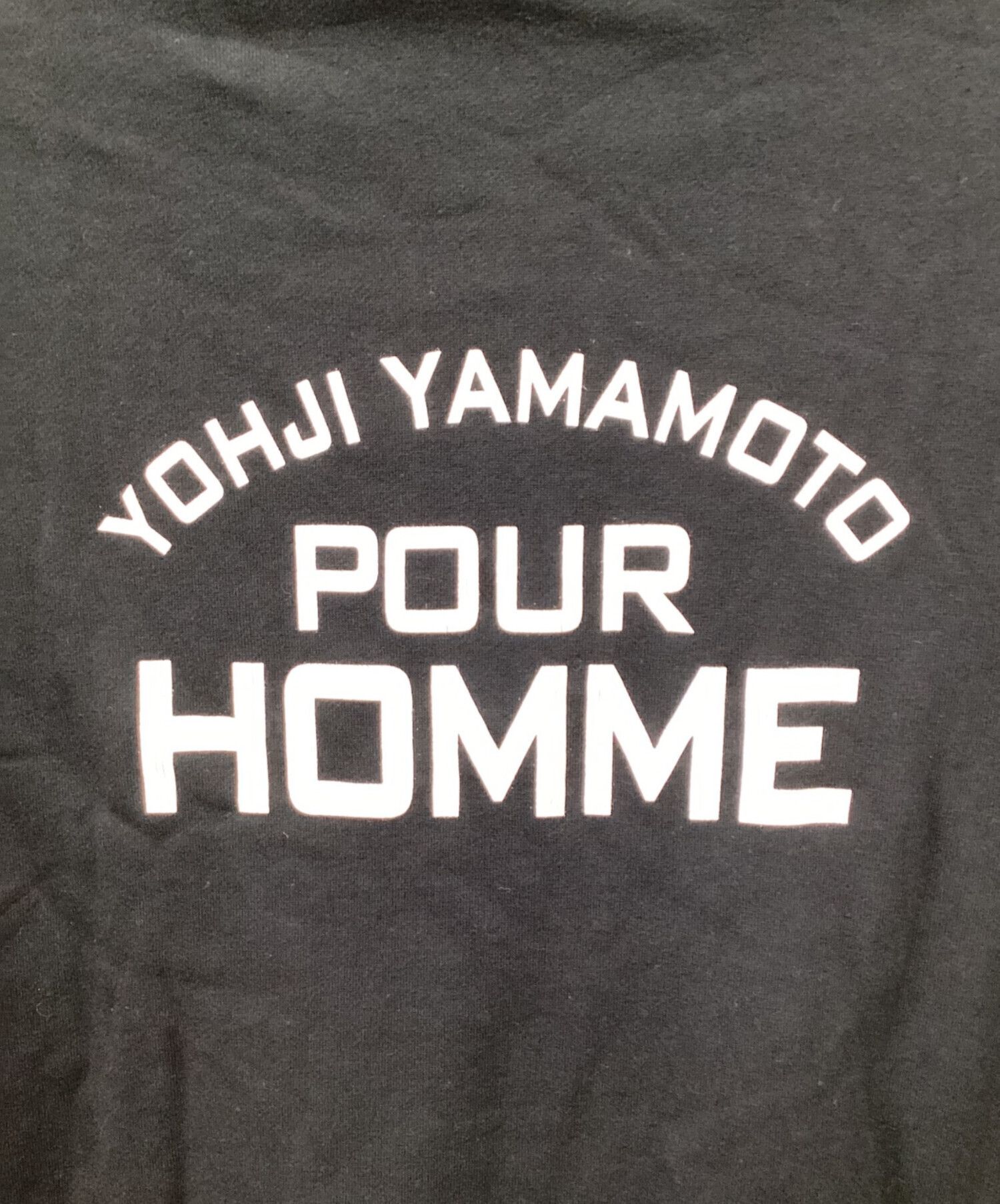 Yohji Yamamoto Yohji Yamamoto Pour Homme Printed Pullover Hoodie Black 3 Size US L / EU 52-54 / 3 - 3 Thumbnail