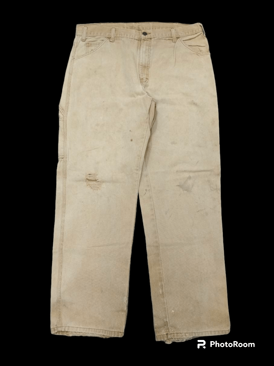 Vintage SICK DICKIES CARPENTER DISTRESSED DENIM PANTS Size US 34 / EU 50 - 1 Thumbnail