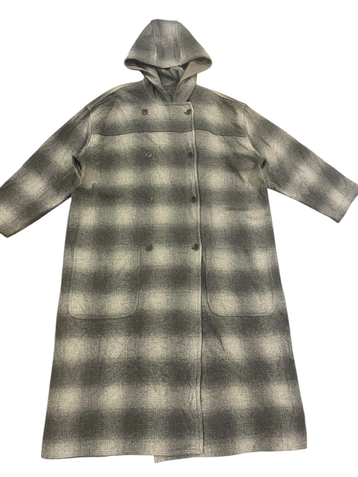 Calvin Klein × Vintage Vintage CALVIN KLEIN long jaket hoodies wool made in u.s.a Size US XL / EU 56 / 4 - 2 Thumbnail