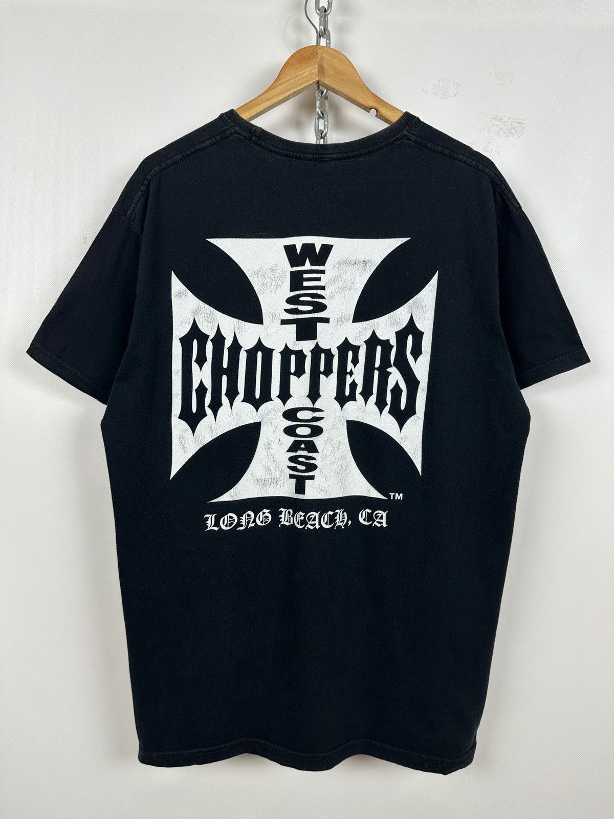 West Coast Choppers Vintage West Coast Choppers Faded Black T-Shirt Paul Walker Size US XL / EU 56 / 4 - 1 Thumbnail