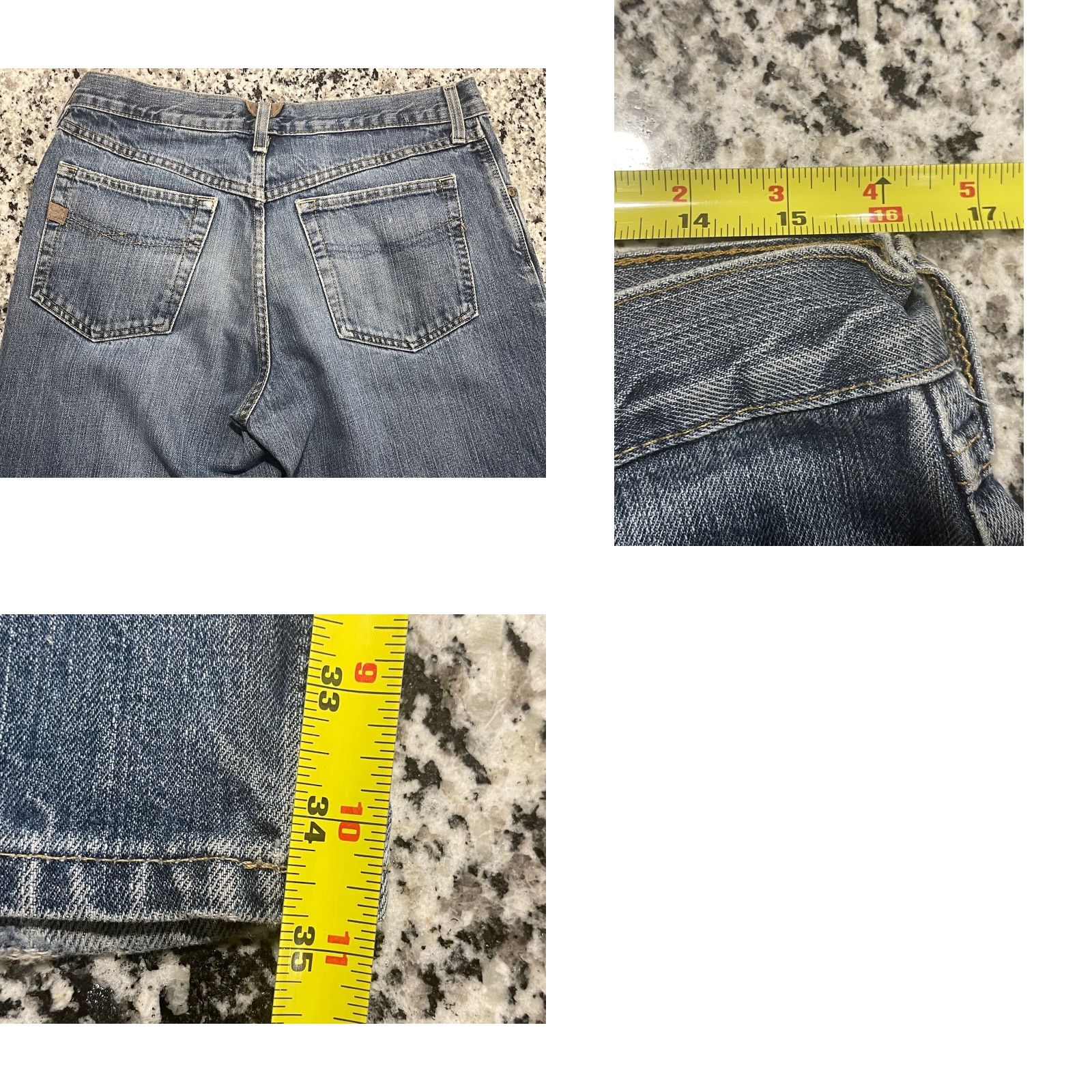 Ariat Ariat Jeans Mens 32 Blue Denim Relaxed Bootcut Cowboy Southwestern 5-Pocket Logo Button Zipper Regular fitting 35 Inseam Jeans Mens Size US 32 / EU 48 - 8 Thumbnail