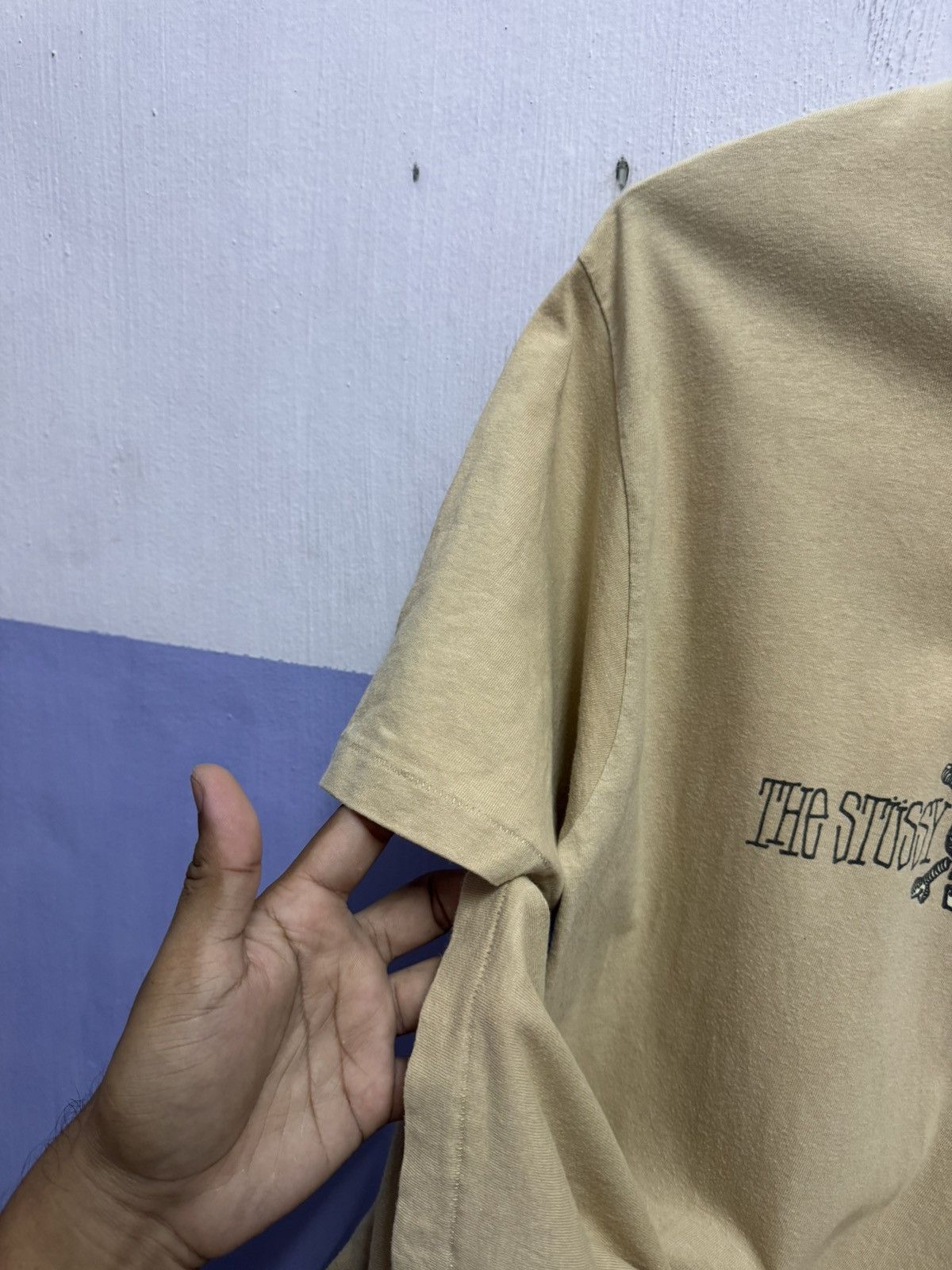 Stussy Vintage 90s Stussy Skull World Tribe Tshirt Size US M / EU 48-50 / 2 - 5 Thumbnail