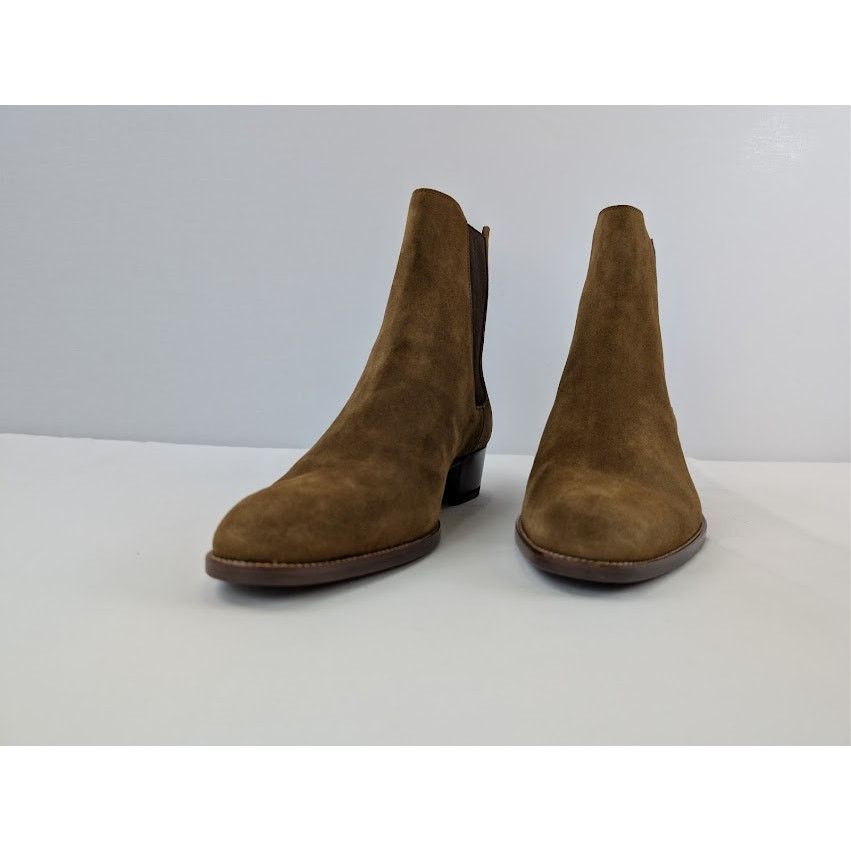Saint Laurent Paris o1rshd1 Leather Gorain Florence Horsebit Loafer Boots Brown Size US 9 / EU 42 - 9 Thumbnail