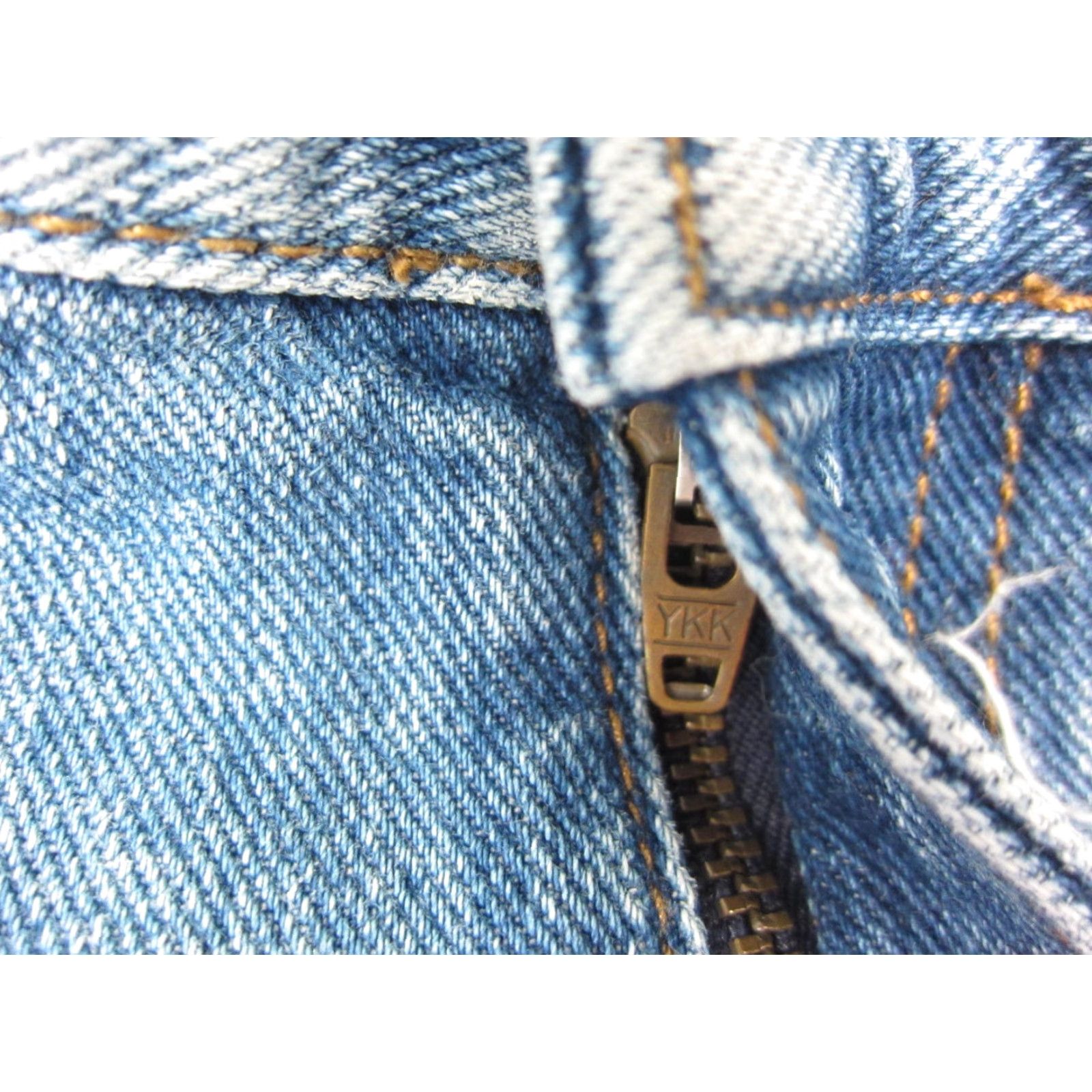 Denime VINTAGE Lauren Jeans Co. Jeans Womens 12 Blue Denim Cropped Capri 90s City Size 34" / US 12 / IT 48 - 5 Thumbnail