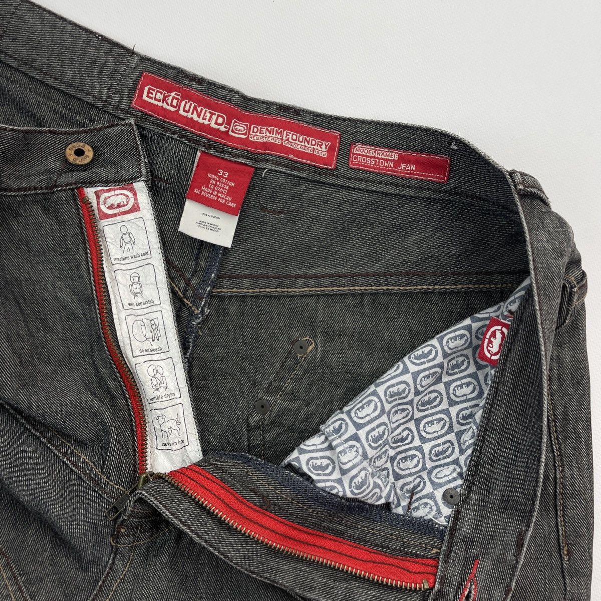 Ecko Unltd. × Vintage Ecko Unltd Size 33x31 Baggy Rap Jeans Size US 33 - 11 Thumbnail