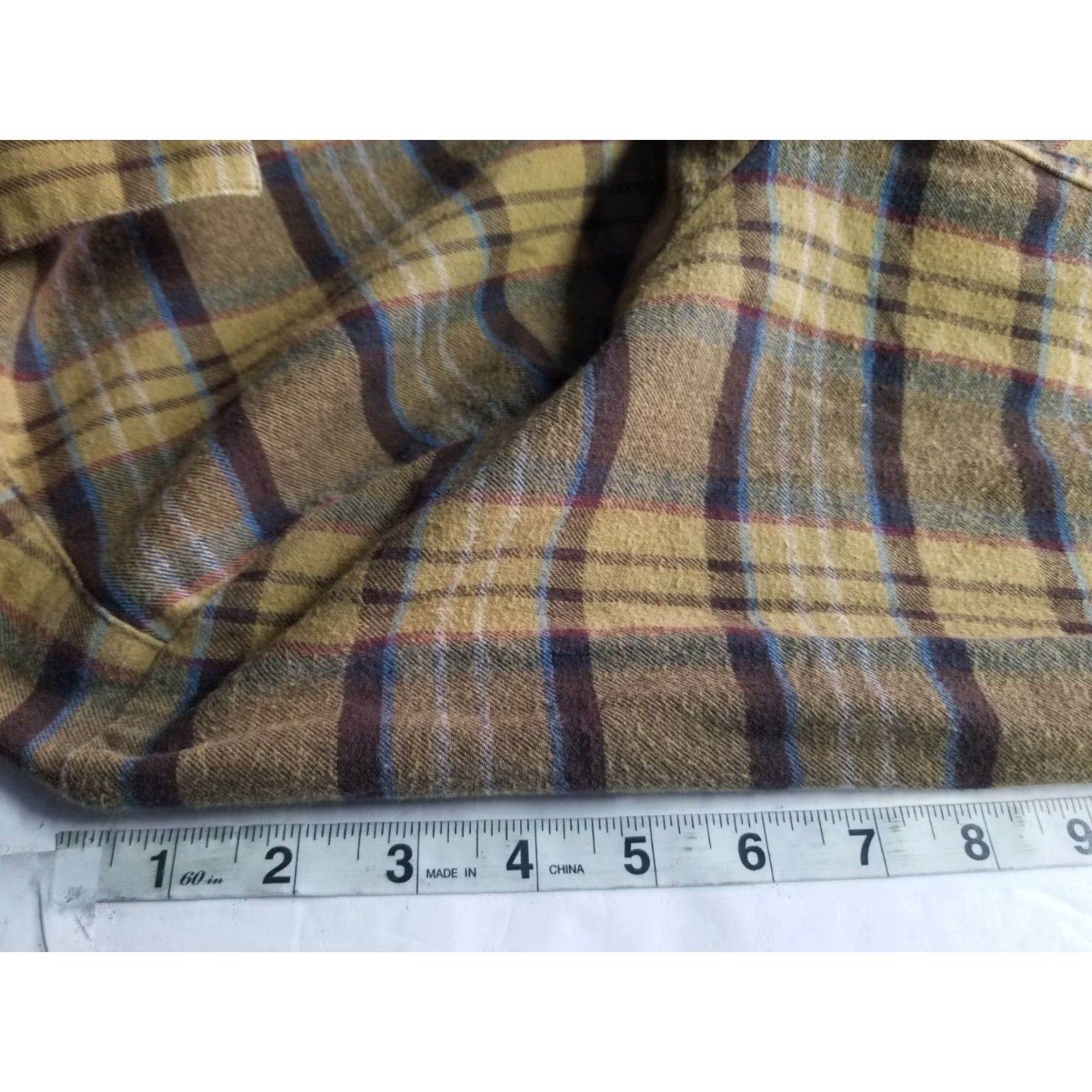 Volcom Volcom Shirt Flannel Plaid Button-Up Long Sleeve Multicolor Brown Large Men L Size US L / EU 52-54 / 3 - 6 Thumbnail
