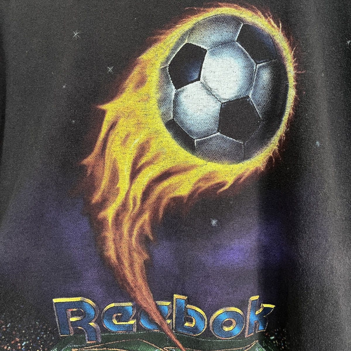 Reebok Vintage 1990s Reebok Soccer Field TShirt Size US M / EU 48-50 / 2 - 9 Thumbnail