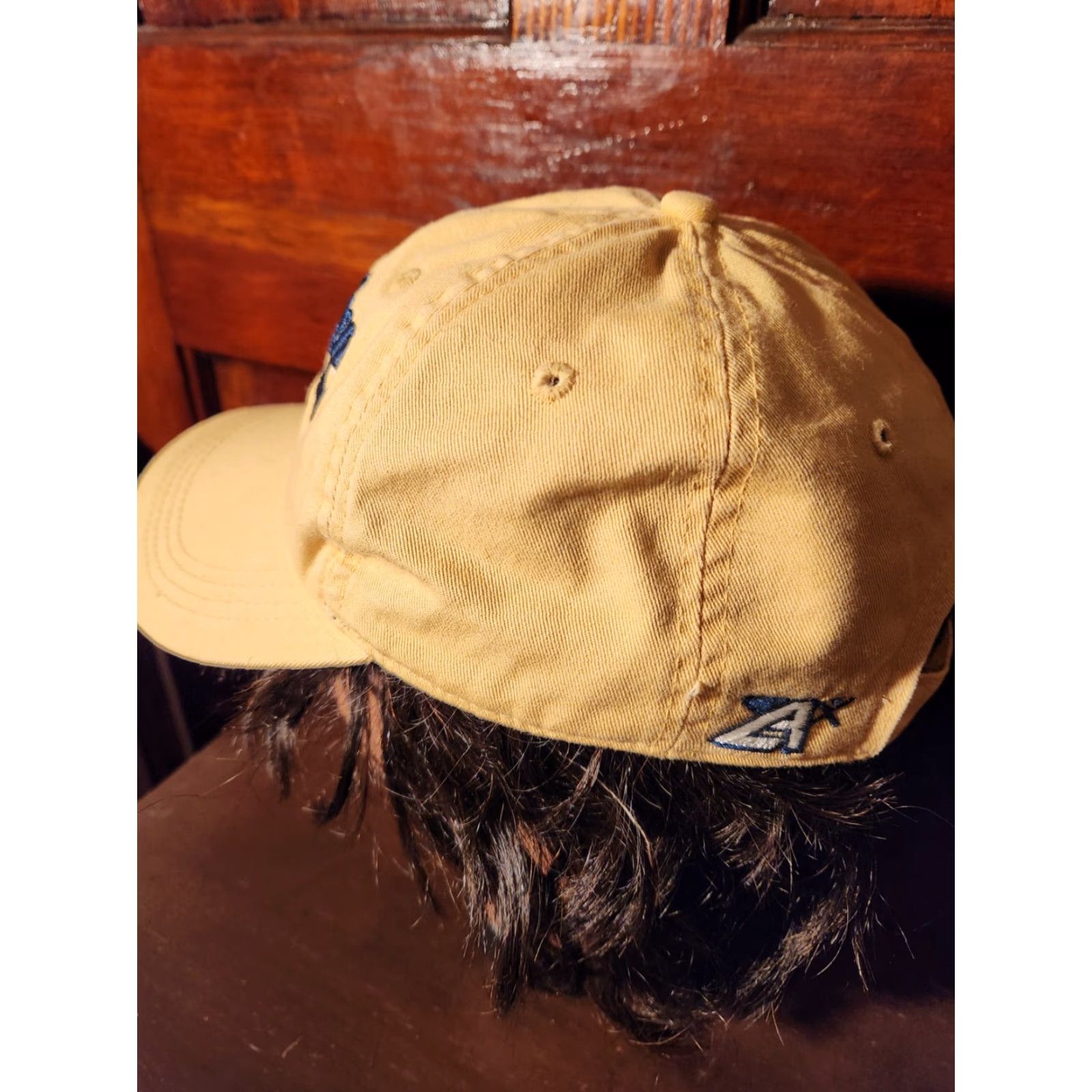 Vintage Ahead Shell Houston Open Golf Redstone Tournament Adjustable Yellow Hat Cap Size ONE SIZE - 3 Thumbnail