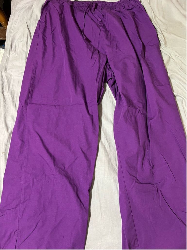 Other Women's Size 3Xl purple Scrub Pants Size 24" / US 00 / IT 34 - 1 Thumbnail