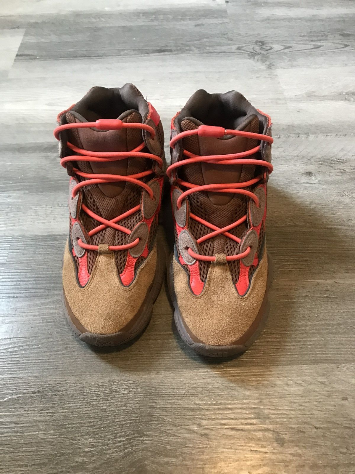 Yeezy Adidas Yeezy high top sneaker 500 sumac Size US 10.5 / EU 43-44 - 2 Thumbnail