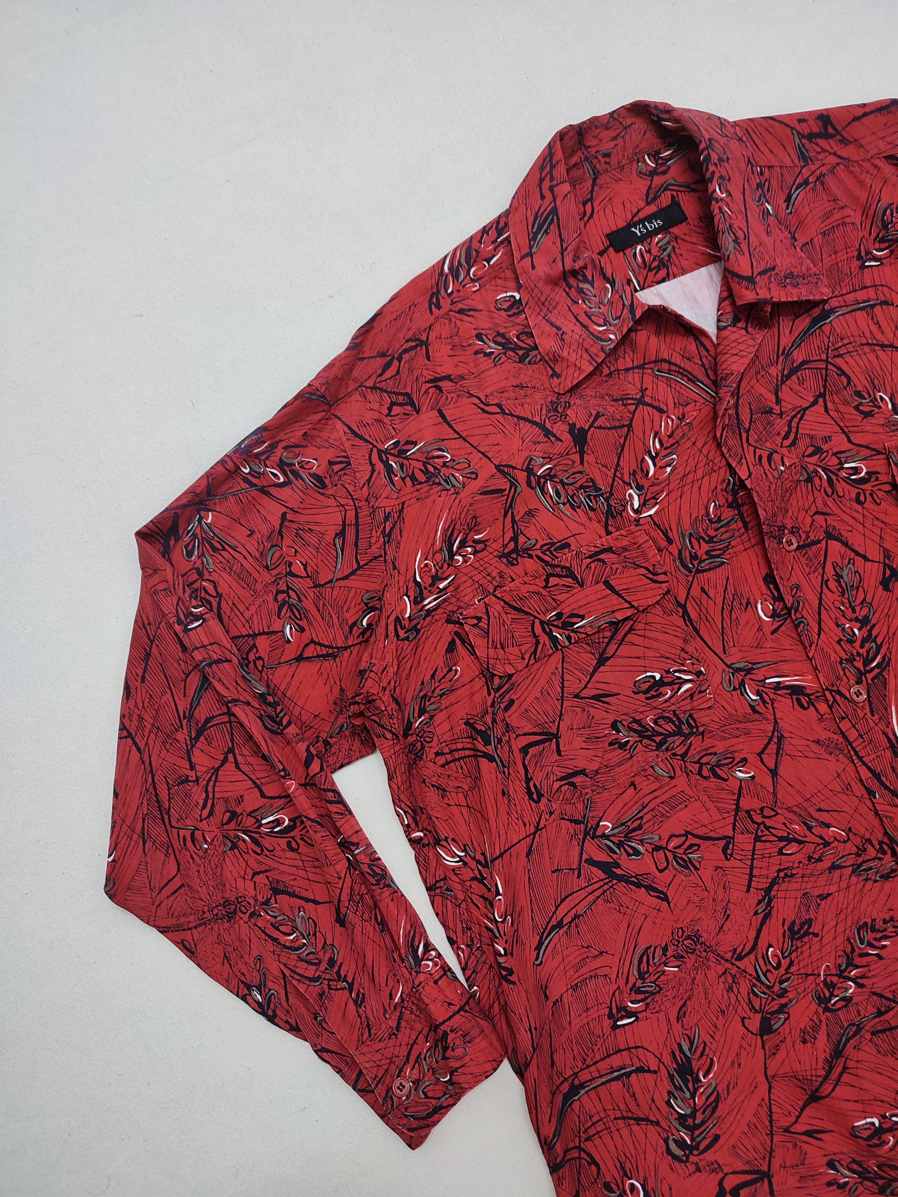 Y's × Yohji Yamamoto Y's Bis by Yohji Yamamoto Rayon Abstract Shirt Size US L / EU 52-54 / 3 - 12 Thumbnail