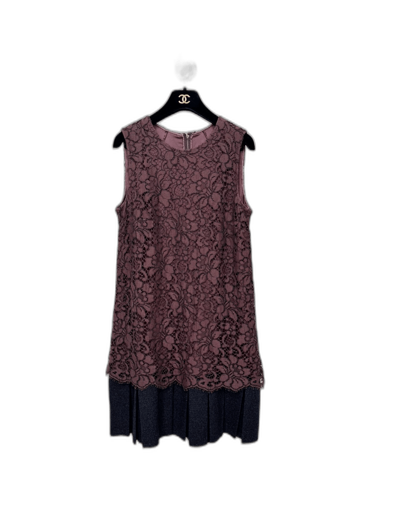 Dolce & Gabbana Dolce&Gabbana New Lace Dress Size L / US 10 / IT 46 - 1 Thumbnail