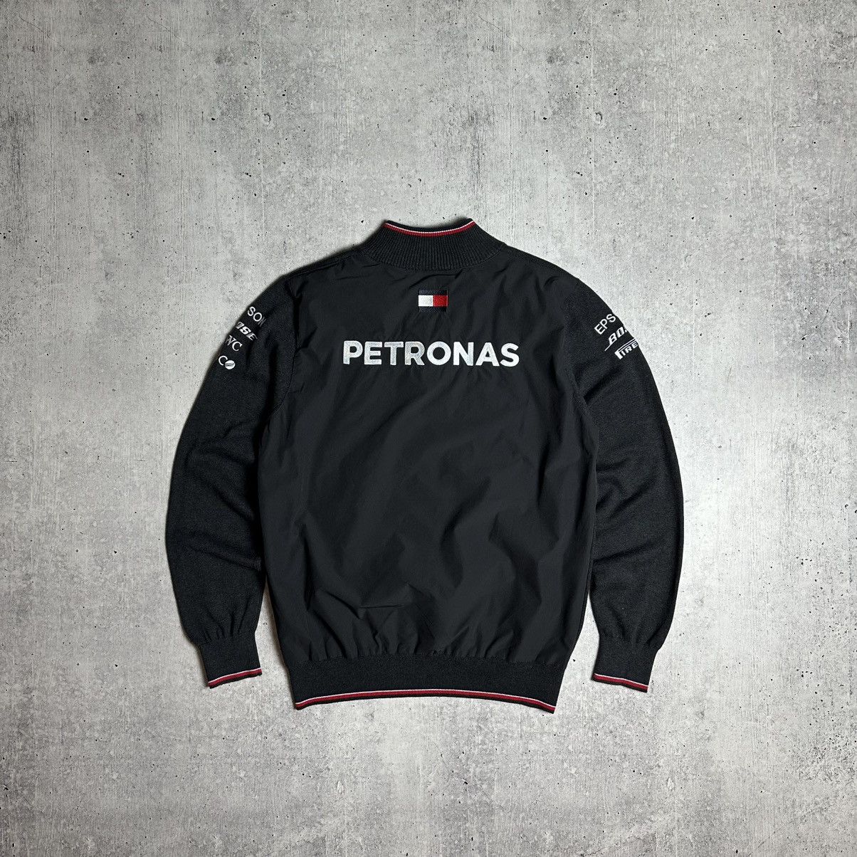 Mercedes-Benz × Tommy Hilfiger Formula Uno Mercedes Benz AMG Petronas 1/4 Zip Nylon Sweater Size US XL / EU 56 / 4 - 7 Thumbnail