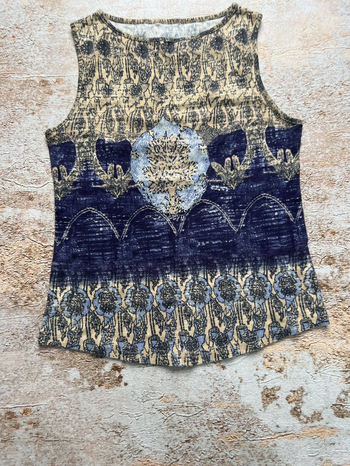Vintage Vintage antique printed tank top Size M / US 6-8 / IT 42-44 - 2 Thumbnail