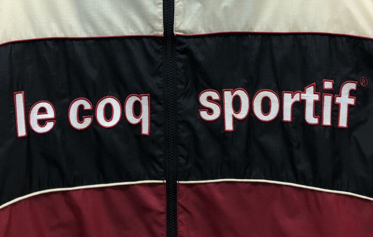 Le Coq Sportif Vintage Le Cow Sportif Windbreaker Jacket Size US L / EU 52-54 / 3 - 3 Thumbnail