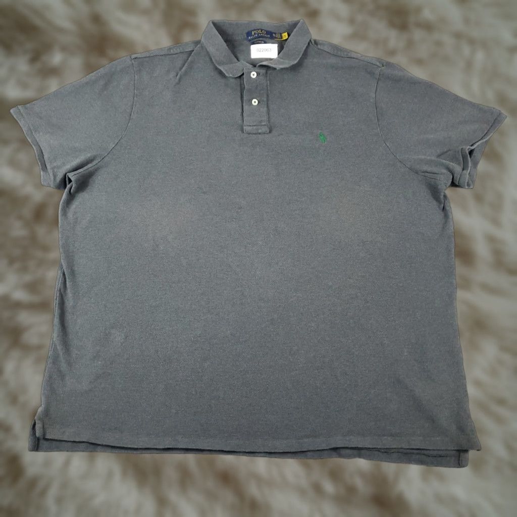 Ralph Lauren Ralph Lauren Polo Shirt Mens 2XL Gray Short Sleeve Cotton Button-Front Logo Classic Preppy American Mens Size US XXL / EU 58 / 5 - 1 Thumbnail