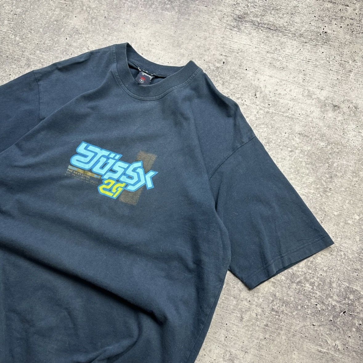 Stussy Vintage 00s Bjork stussy t shirt size Medium Blue Size US M / EU 48-50 / 2 - 5 Thumbnail
