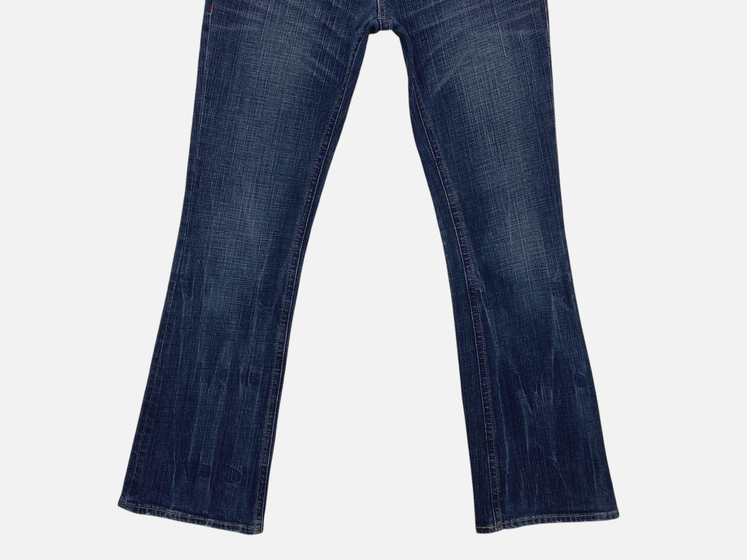 Japanese Brand Oririn Jeans Straight Leg Jeans Punk Grunge Jeans Size 25" / US 0 / IT 36 - 5 Thumbnail