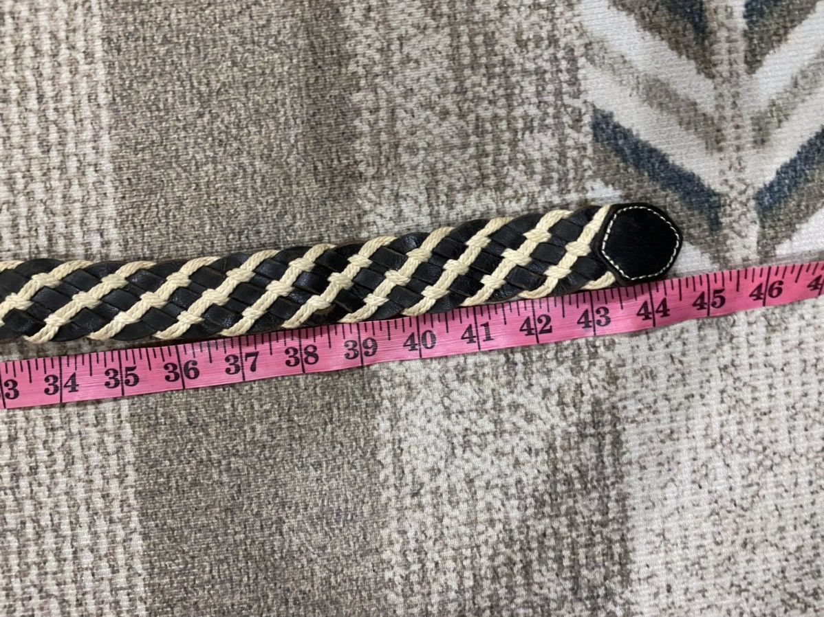 Japanese Brand Japanese Brand Braided Leather Buckle Belt Size ONE SIZE - 9 Thumbnail