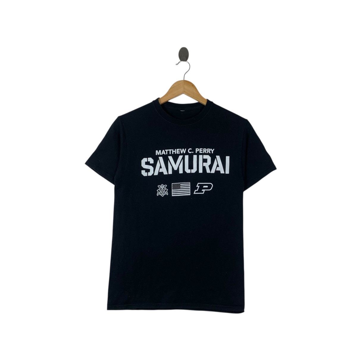 Vintage SAMURAI MATTHEW C. PERRY Japan Heritage Culture Tee Shirt Size US XS / EU 42 / 0 - 1 Thumbnail