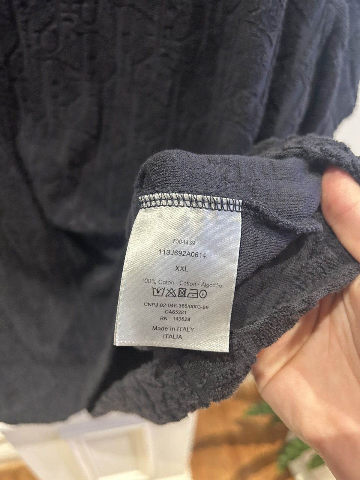 Dior Dior Terry Cloth tee Size US XXL / EU 58 / 5 - 5 Thumbnail