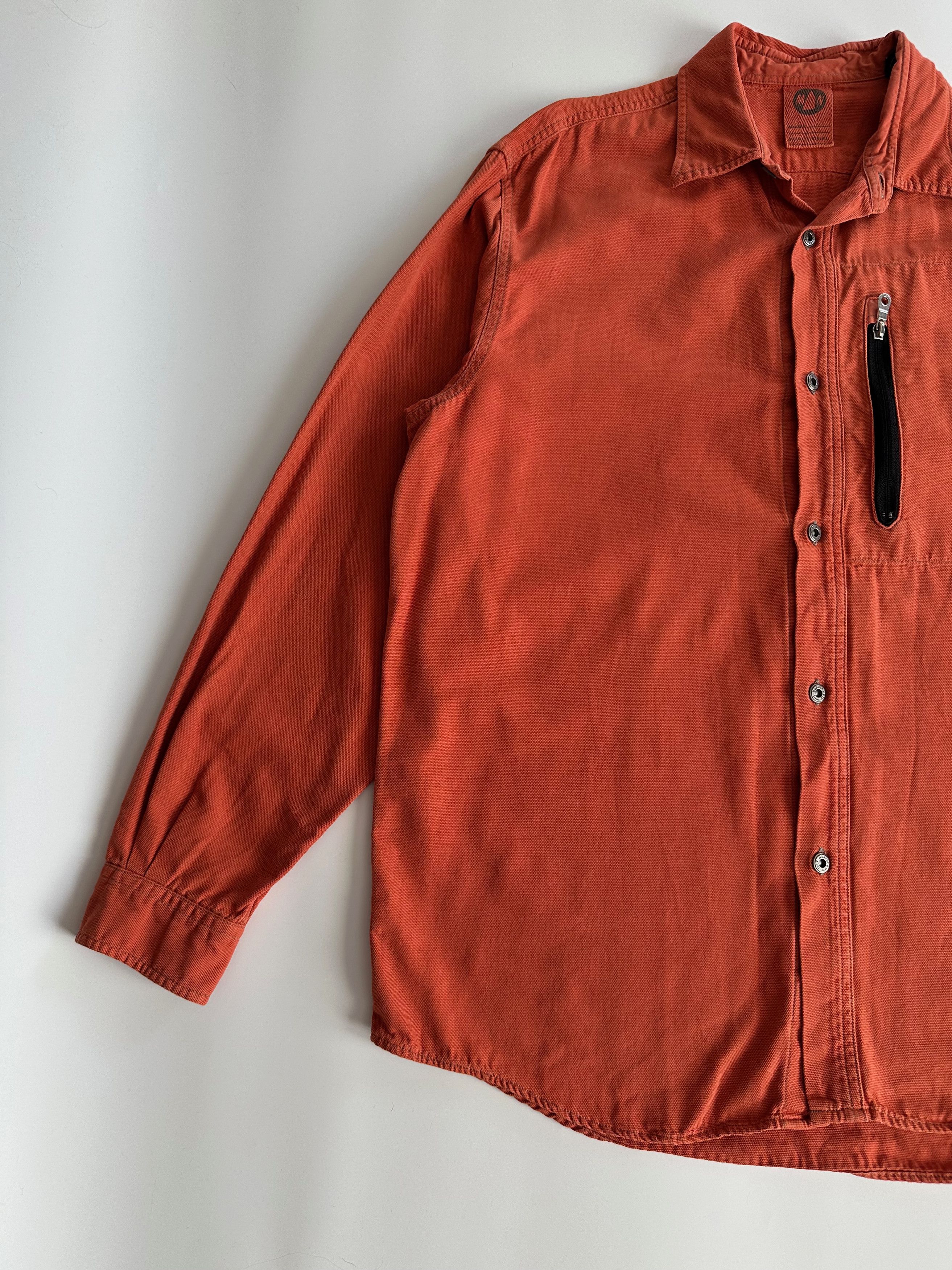 Vintage Murphy&Nye overshirt cotton faded orange jacket XL Size US XL / EU 56 / 4 - 2 Thumbnail