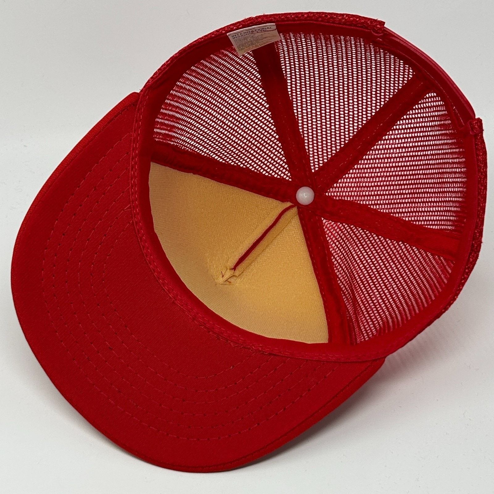 Vintage Vintage 80s Canadian Trucker Hat Baseball Cap Red Canada Size ONE SIZE - 4 Thumbnail